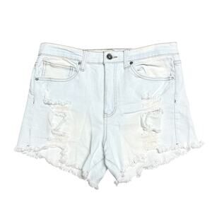 KENDALL + KYLIE The Icon Short in Makeover Bleached Light Wash Distressed 9/29